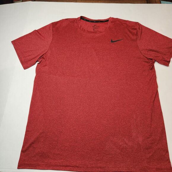 Nike Dry Fit Red T-Shirt Short Sleeve XL - Picture 2 of 4